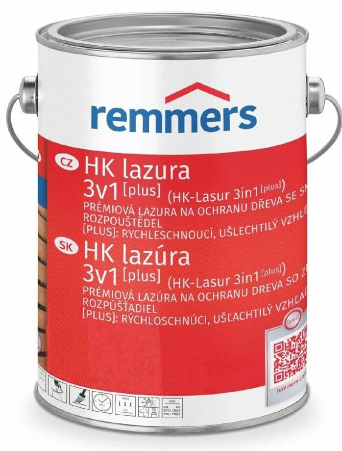 Remmers HK-Lazura 3v1 bílá 0,75 l