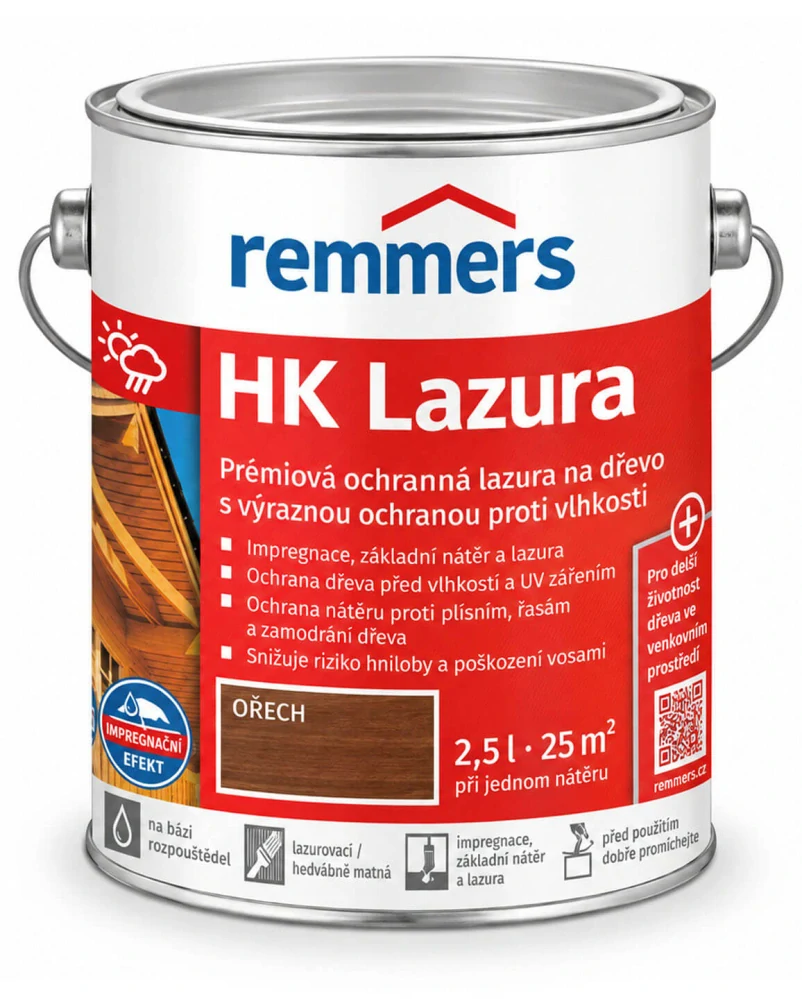 Remmers HK-Lazura Ořech 2,5 l