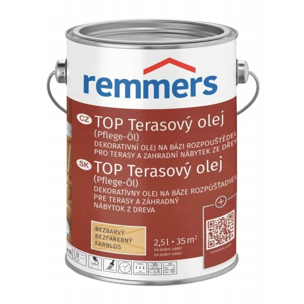 Remmers TOP Terasový olej bezbarvý 2,5 l