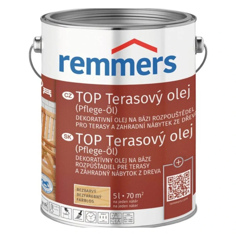 Remmers TOP Terasový olej bezbarvý 5 l