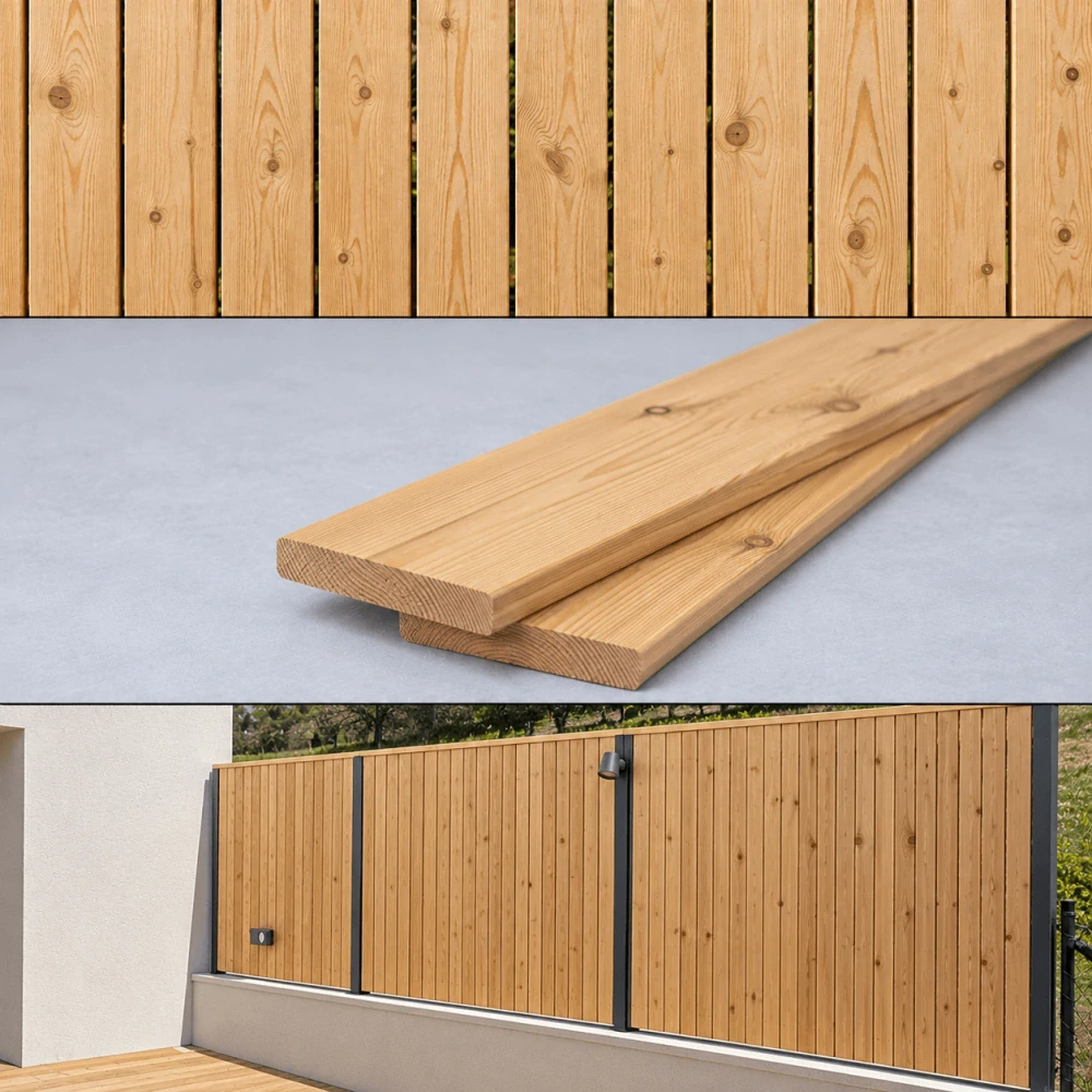 Plotová prkna 20x95x3000mm kvalita BC, Sibiřský modřín