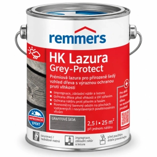 Remmers HK-Lazura 3v1 grafitově šedá 2,5 l