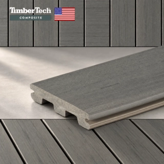 WPC terasové prkno TimberTech Prime+ šedé, 24x136x3660 mm, vyrobeno v USA