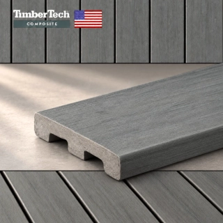 WPC terasové prkno TimberTech Prime+ šedé, 24x136x4880 mm, vyrobeno v USA