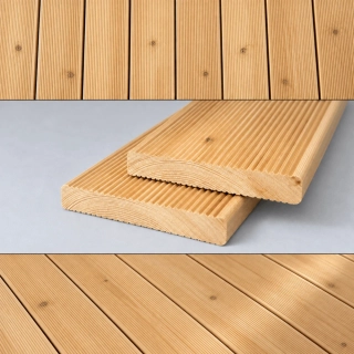 Terasové prkno 27x142x4000mm kvalita AB, Sibiřský modřín