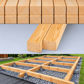 Podkladový hranol 45x70x4000mm kvalita AB, Sibiřský modřín