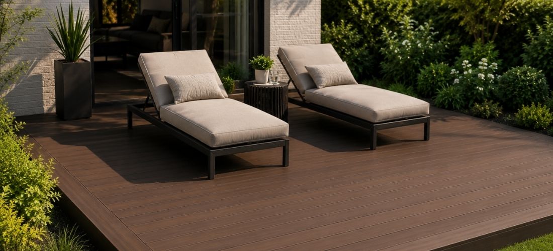 WPC terasové prkno TimberTech Prime+ Dark Cocoa