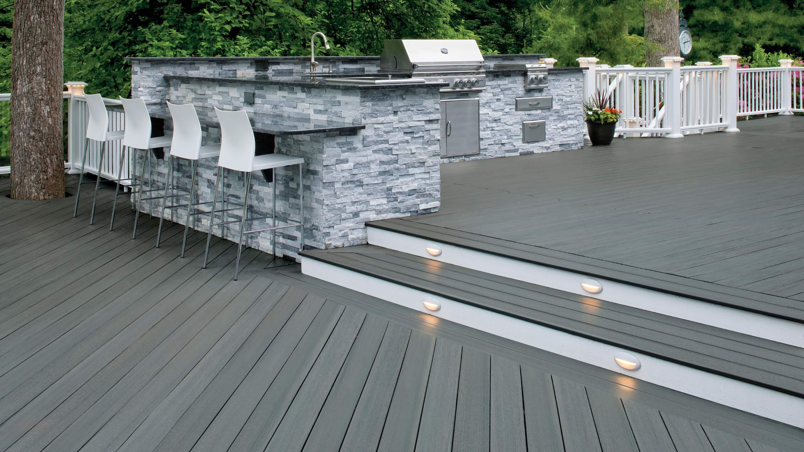 WPC terasa TimberTech Prime+ Sea Salt Gray